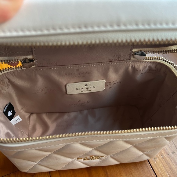 COPY - NWT Kate Spade Carey Trunk Crossbody - Parchment | Off White Color - Picture 7 of 9